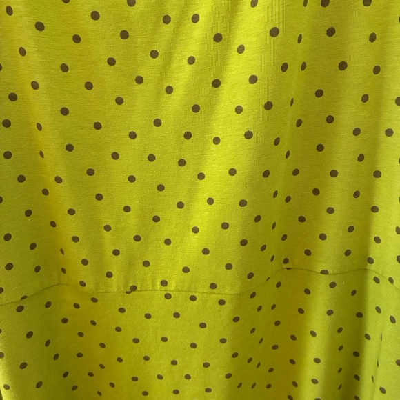 Gudrun Sjoden Green with brown Polka Dots Sleeveless Midi Dress - Picture 4 of 8